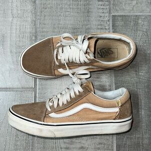 Brown Vans size 8 1/2